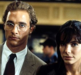 Vintage summer story: Όταν η Sandra Bullock έβγαινε με τον Matthew McConaughey - Το ζευγάρι - έκπληξη που κανείς δεν γνώριζε (βίντεο)