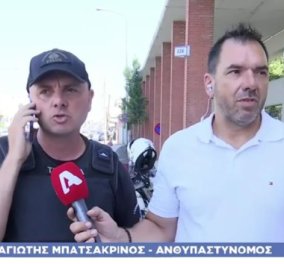 Θεσσαλονίκη: Αστυνομικοί έσωσαν τη ζωή πολίτη που πήδηξε στο λιμάνι (βίντεο)