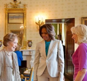 Michelle Obama: Τρυφερές ευχές για τα 96α γενέθλια της πρώην Πρώτης Κυρίας των ΗΠΑ, Ρόζαλιν Κάρτερ - "Σας ευχαριστούμε για όλα" (φωτό)