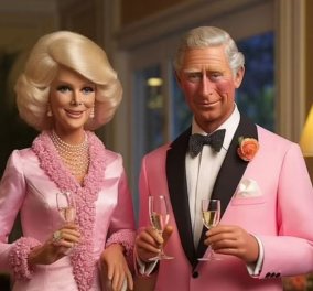 Βασιλιάς Kάρολος Ken - Βασίλισσα Καμίλα Barbie: Η Τεχνητή Νοημοσύνη κάνει θαύματα - Τους ομόρφυνε, τους έκανε αντιγήρανση (φωτό)