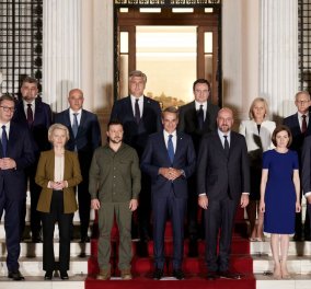 Το office styling της Φον Ντερ Λάιεν και των 7 πρωθυπουργών - Μίνιμαλ και σκούρα χρώματα