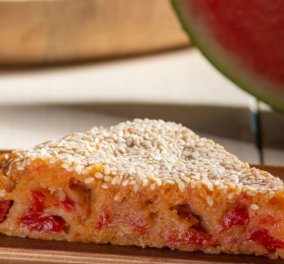Ο Στέλιος Παρλιάρος μας φτιάχνει: Καρπουζένια - Η απόλυτη παραδοσιακή Κυκλαδίτικη πίτα!