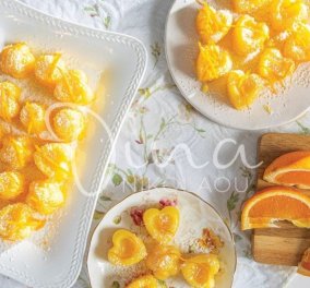 Η Ντίνα Νικολάου μας φτιάχνει: Λουκούμι με πορτοκάλι και ινδοκάρυδο - Ακαταμάχητο γλυκό!