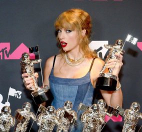 Βραβεία MTV: Υπεροχή της Taylor Swift που έφτασε τα 9 - Η απόλυτη πρωταγωνίστρια της βραδιάς & το ρεκόρ