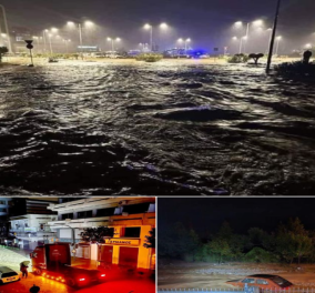 Συγκλονιστικά βίντεο και φωτογραφίες από τον Βόλο: Νύχτα τρόμου για τους κατοίκους, έμειναν χωρίς νερό & ρεύμα – Είδαμε «κύματα» στο κέντρο της πόλης