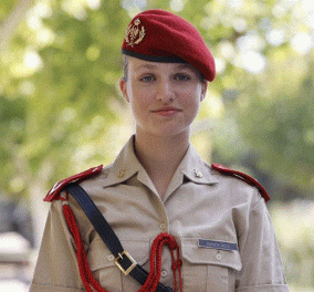 Πριγκίπισσα Λεονόρ της Ισπανίας:  Ολοκλήρωσε την πρώτη φάση της βασικής στρατιωτικής της εκπαίδευσης στη Σαραγόσα - Δείτε την με την στολή, πόσο της πάει! (φωτό)
