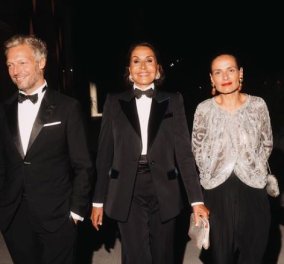 Οι σικ εμφανίσεις με κοστούμια Armani: Δύο topwomen της μόδας-  μαύρο σατέν & μεταλιζέ γκρι, τα beloved χρώματα του Ιταλού designer