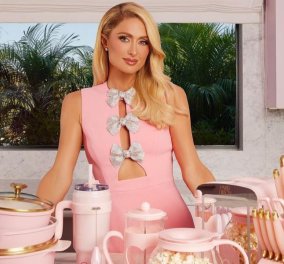 Προλάβετε: Η Paris Hilton μόλις παρουσίασε τη νέα συλλογή της με ροζ κουζινικά - Κατσαρόλες, μαχαίρια, μικροσυσκευές στο χρώμα της αθωότητας