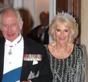 Απαστράπτουσα η Βασίλισσα Καμίλα: Φόρεσε την αγαπημένη τιάρα της αείμνηστης Ελισάβετ - Εντυπωσίασε δίπλα στον Βασιλιά Κάρολο