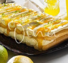 Η Ντίνα Νικολάου μας φτιάχνει: Tiramisu Limoncello - Το πιο δροσερό γλυκάκι!