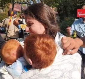 To βίντεο του πολέμου: Δάκρυα φέρνει το στιγμιότυπο που δείχνει μια Ισραηλινή μητέρα την ώρα της απαγωγής της μαζί με τους τριών ετών & 9 μηνών γιους της