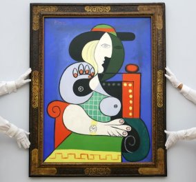 Πωλείται το "Femme à la Montre" του Πικάσο στα 120 εκατομμύρια δολάρια - Πίνακας με την ερωμένη του Μαρί Τερέζ - Η σχέση με τη 17χρονη "μούσα" όσο ήταν παντρεμένος
