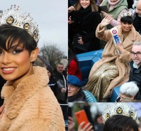 "Διαδήλωση" έγινε για την υποδοχή της Miss France 2024 στο χωριό της - Το πλήθος την επευφημούσε & εκείνη έκλαιγε (φωτό - βίντεο)