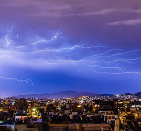 Έκτακτο δελτίο καιρού: Καταιγίδες με κεραυνούς και χαλάζι, βροχές από αργά το βράδυ στην Αττική - Ποιες περιοχές θα «χτυπήσει» η κακοκαιρία (χάρτες & βίντεο)