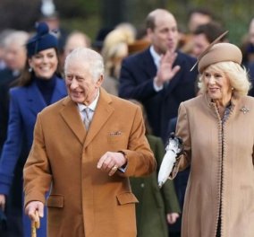 Αψεγάδιαστο στυλ τα Χριστούγεννα για την Βασίλισσα Καμίλα και την Πριγκίπισσα της Ουαλίας - Πρώτη φορά μαζί τους η Σάρα Φέργκιουσον, μετά από 32 χρόνια