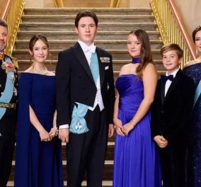 Οι έφηβοι royals της Δανίας σε ένα μοναδικό πορτρέτο - Λίγο πριν το gala για τα 18α γενέθλια του πρίγκιπα Κρίστιαν (φωτό)