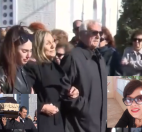 «Συγνώμη που δεν ήμουν εκεί να φάω εγώ τις σφαίρες»: Σπάραξε η μάνα στην κηδεία της 43χρονης Γεωργίας που δολοφονήθηκε στη Σαλαμίνα (βίντεο)