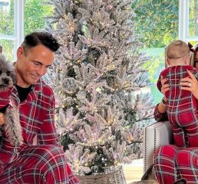 Το πιο τρυφερό οικογενειακό ενσταντανέ το ανέβασε η Μαρία Μενούνος! Με ασορτί πιτζάμες για όλα τα μέλη, ποζάρουν στο χριστουγεννιάτικο δέντρο!