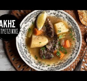 Ο Άκης Πετρετζίκης μας μαγειρεύει το απόλυτο χειμωνιάτικο φαγητό: Λαχταριστή κρεατόσουπα με μοσχάρι και λαχανικά - Κυρίως Φωτογραφία - Gallery - Video