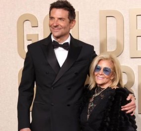 Ο Bradley Cooper δεν πάει πουθενά χωρίς τη μαμά του! Χεράκι χεράκι τον συνόδευσε στα βραβεία για τις Χρυσές Σφαίρες (Φωτό - βίντεο)