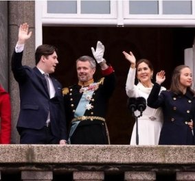 Dress code βασιλικής οικογένειας της Δανίας: Με κατακόκκινο παλτό η πριγκίπισσα Ισαβέλλα & navy blue για την ατίθαση Ζοζεφίν - Στα λευκά η μαμά Mary (φωτό) - Κυρίως Φωτογραφία - Gallery - Video