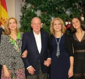 Γιόρτασαν τον Χουάν Κάρλος μόνο οι κόρες του! 86 ετών ο πρώην Βασιλιάς στην αγκαλιά της πριγκίπισσας Χριστίνας & της πριγκίπισσας Έλενας με τα εγγόνια του (φωτό) - Κυρίως Φωτογραφία - Gallery - Video