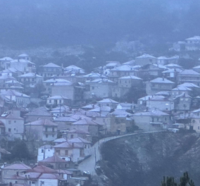 Δείτε εικόνες & βίντεο από την πρωινή χιονόπτωση στα χωριά της Λάρισας: Ξεκίνησε η επέλαση της κακοκαιρία – Λευκό τοπίο