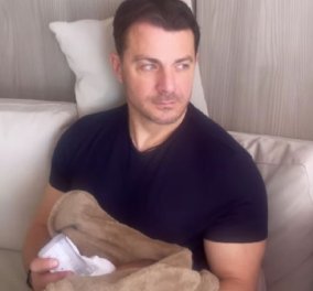 Γιώργος Αγγελόπουλος: Το πρώτο βίντεο με τη νεογέννητη κορούλα του αγκαλιά καθώς την ταΐζει - Λιώνει!!  - Κυρίως Φωτογραφία - Gallery - Video