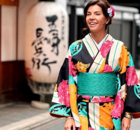 Πανέμορφη γκέισα η Μαρίνα Βερνίκου: Η πολυταξιδεμένη πολυπράγμων φωτογράφος & επιχειρηματίας στην Ιαπωνία - Το συγκλονιστικό κιμονό (φωτό)