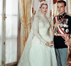 Ήταν Απρίλιος όταν η πιο chic star του Hollywood, Grace Kelly παντρεύτηκε τον Πρίγκιπα του παραμυθιού, τον γοητευτικό Ρενιέ του Μονακό - Εκείνη την ημέρα γράφτηκε ιστορία στο νυφικό & την κομψότητα (φωτό)