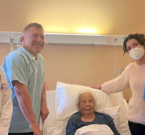 Top Woman, η κ. Άννα Λαζαρίδου ετών 100: Yποβλήθηκε σε καρδιολογική επέμβαση & ήδη γύρισε σπίτι της όπου ζει & εξυπηρετείται μονή της!