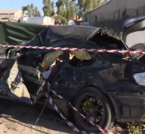Ελευσίνα: Νεκρός 31χρονος, "καρφώθηκε" με το αυτοκίνητό του σε σταθμευμένο φορτηγό - Ακαριαίος ο θάνατος, βαριά τραυματισμένος 25χρονος συνοδηγός (βίντεο)