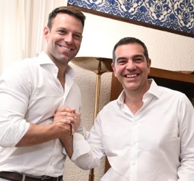 Τσίπρας – Κασσελάκης μαζί: Χαρές και «συμφιλίωση» στην παρουσίαση του ευρωψηφοδελτίου του ΣΥΡΙΖΑ