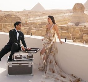 Χλιδάτος γάμος με φόντο τις πυραμίδες της Αιγύπτου! Ο Ινδός δισεκατομμυριούχος Αnkur Jain παντρεύτηκε την πρώην παλαίστρια, Erica Hammond - Γλέντι μεγάλης αξίας! (φωτό-βίντεο)