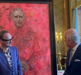 Πορτραίτο Βασιλιά Καρόλου: «Πνιγμένος στο αίμα φαίνεται…ο χειρότερος πίνακας που έγινε ποτέ» - Οι αντιδράσεις στο διαδίκτυο… (φωτό & βίντεο)