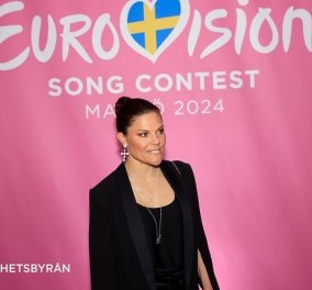 Η πριγκίπισσα Βικτώρια πήγε στη Eurovision! Με μαύρο H&M κοστούμι διασκέδασε στο Malmö Arena! (φωτό)