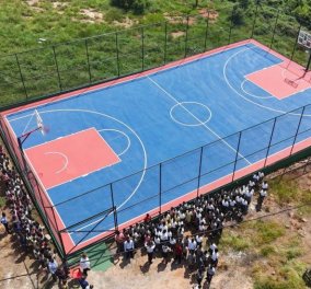 Γήπεδο "Γιάννης Αντετονκούμπο" περιμένουμε! Στην Γκάνα το γήπεδο μπάσκετ πήρε το όνομα του (φωτό)