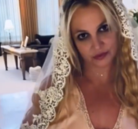 Britney Spears: Το τερμάτισε εντελώς - Παντρεύτηκε τον εαυτό της & ποζάρει με νυφικό & πέπλο – «Νομίζω ότι είναι το πιο ωραίο πράγμα που έχω κάνει ποτέ» (βίντεο)