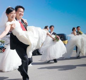 Good News: Ομαδικοί γάμοι Κινέζων την Άνοιξη στην Κρήτη - Ένα πολύ πετυχημένη «άνοιγμα» στην τεράστια ασιατική αγορά