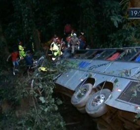 Θρηνεί η Βραζιλία: 51 νεκροί από τροχαίο δυστύχημα με λεωφορείο