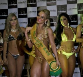 Ιντιανάρα Καρβαλέχο, η νέα Miss Bumbum για το 2014 - επικράτησε σε 27 πολιτείες της Βραζιλίας για τα ''ολοστρόγγυλα'' οπίσθια της! (φωτό)