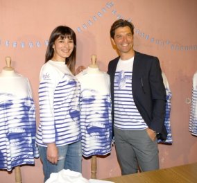 Σάκης Ρουβάς: Με συλλεκτικό T-shirt του Γκοτιέ για την Μελίνα Μερκούρη 