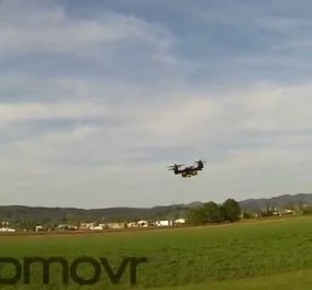 Φανταστικό βίντεο: Εντυπωσιακές μανούβρες με ένα απίστευτα γρήγορο drone