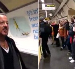 Επιβάτης άρχισε  να τραγουδάει περιμένοντας το τρένο & ξαφνικά τον ακολούθησαν όσοι ήταν στην  πλατφόρμα!(Βίντεο)