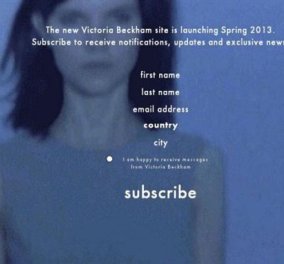 www.victoriabeckham.com:Η Βικτόρια Μπέκαμ επεκτείνεται ψηφιακά - Κυρίως Φωτογραφία - Gallery - Video