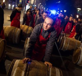Παγκόσμια γιορτή κρασιού η κυκλοφορία του Beaujolais Nouveau - Κυρίως Φωτογραφία - Gallery - Video