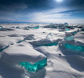 Η παλαιότερη και βαθύτερη λίμνη του κόσμου η Βαϊκάλη, ένα παγωμένο θαύμα της φύσης! Υπέροχες εικόνες ! 