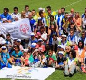 Σπέσιαλ γκολ από τα παιδιά των Special Olympics και τους Έλληνες ηθοποιούς, στη 13η Ευρωπαϊκή Εβδομάδα Ποδοσφαίρου Special Olympics - Κυρίως Φωτογραφία - Gallery - Video