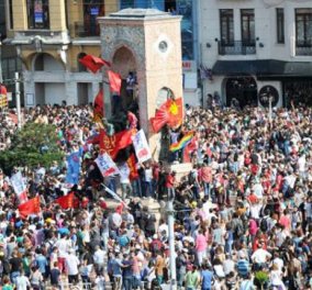 Στις 2 το μεσημέρι νέα διαδήλωση στην Κωνσταντινούπολη-Διεθνής Αμνηστία: 2 νεκροί, πάνω από 1.000 οι τραυματίες (φωτογραφίες & βίντεο) - Κυρίως Φωτογραφία - Gallery - Video