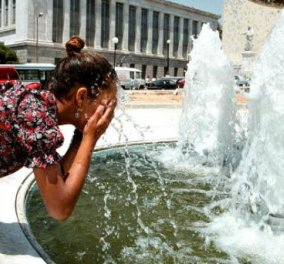 Στους 38 βαθμούς ο υδράργυρος - Κεφαλάκια μέσα, λίγα σούρτα - φέρτα και άφθονο νερό!‏ - Κυρίως Φωτογραφία - Gallery - Video